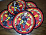 3.5" "classic" Black Widow patch