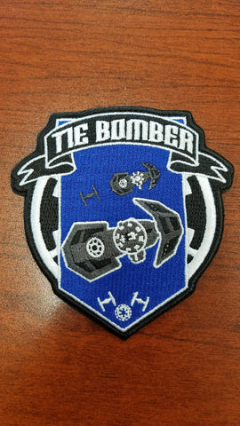 TIE BOMBER logo 3.5" patches