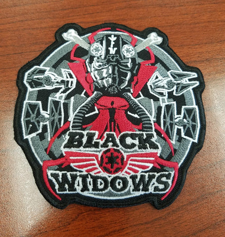 Black Widows Fighter Logo 4" Patch!