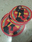 Black Widow vinyl Decal 3"