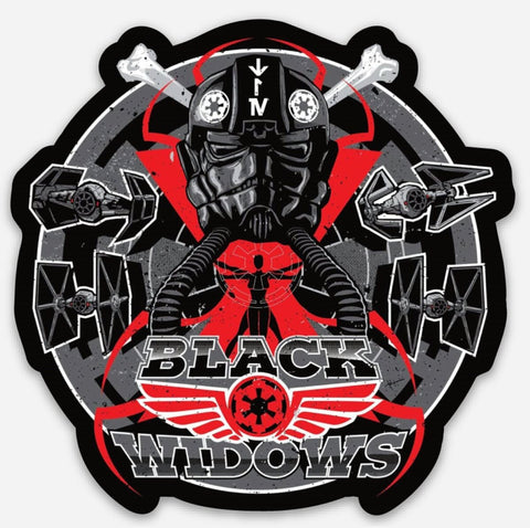 Black Widows "Attack" 3" Vinyl Decal