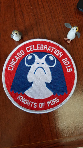 3.5" Knights of Porg Celebration Chicago patch