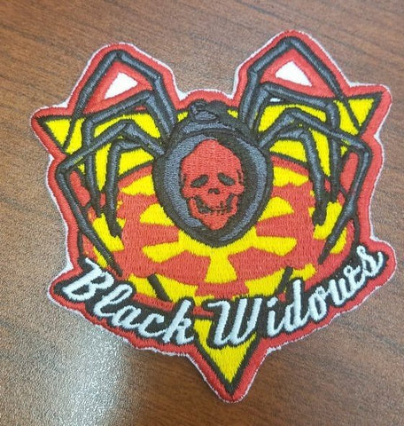 3.5" Black Widows Spider patch