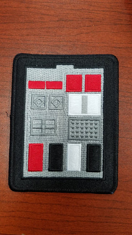 Tie comm pad patch 4.5" x 3.5"