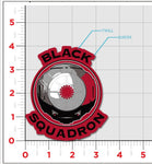 3.5" Black Squadron Cockpit patch