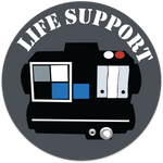 JRS Life Support Logo 3" Vinyl Decal