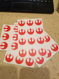 Rebel Logo KILL Vinyl Decal Sheet (12 Decals)