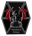 North America Wing logo sticker 4"