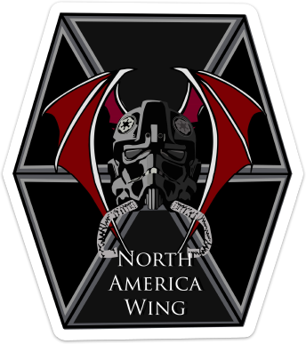 North America Wing logo sticker 4"