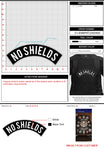 11" "No Shields" Top Rocker Patch