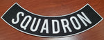 11" "Squadron" Bottom Rocker Patch