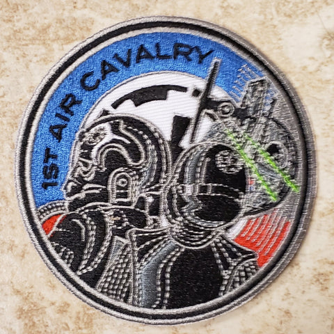 1st Air Cav (tie/gunner logo) 3.5" patch
