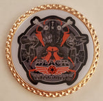 Black Widow 1.75" Rose Gold coin