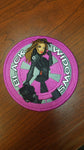 4" PINK classic Black Widow patch