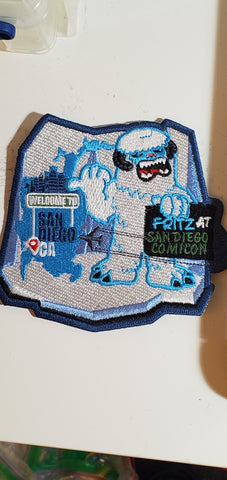 Fritz the Wampa at SDCC 5" patch